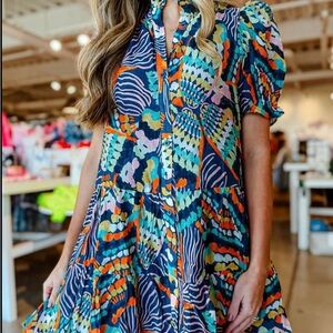 NWOT Emily Button-Up Mini Dress